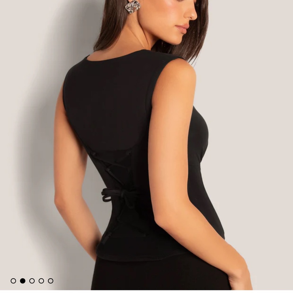 Ta3 Sleeveless Corsety Top - Picture 7 of 12